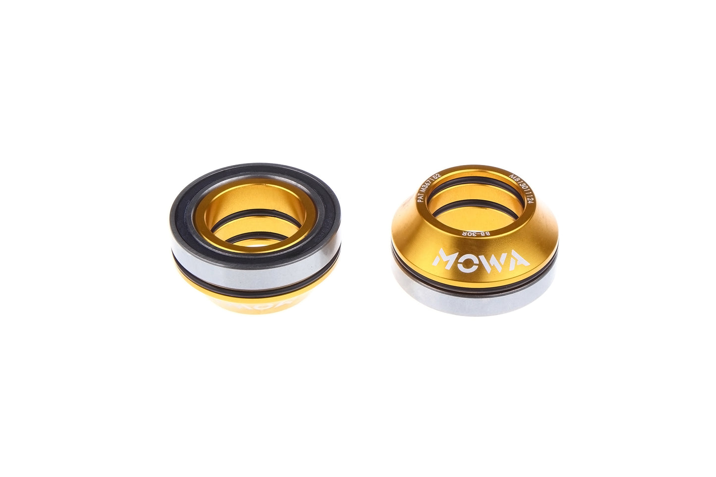 MOWA Road MTB Bicycle BB30 Bottom Bracket to Shimano 24mm BB Adapter Gold