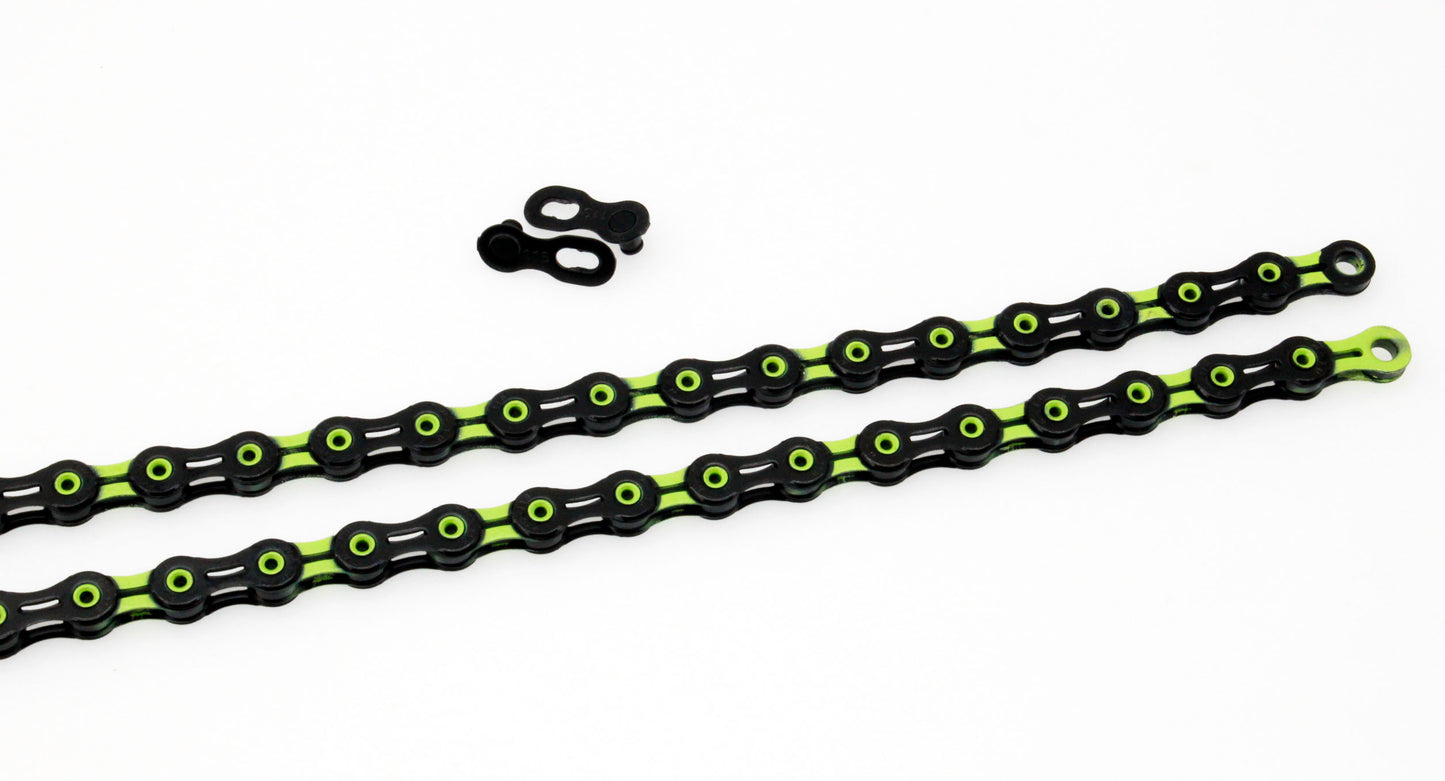 SwishTi X11SL DLC 11-speed Road MTB Bike Chain 116Link for 11s Shimano/Sram/Campy Black-Pink-Orange-Green-White-Yellow