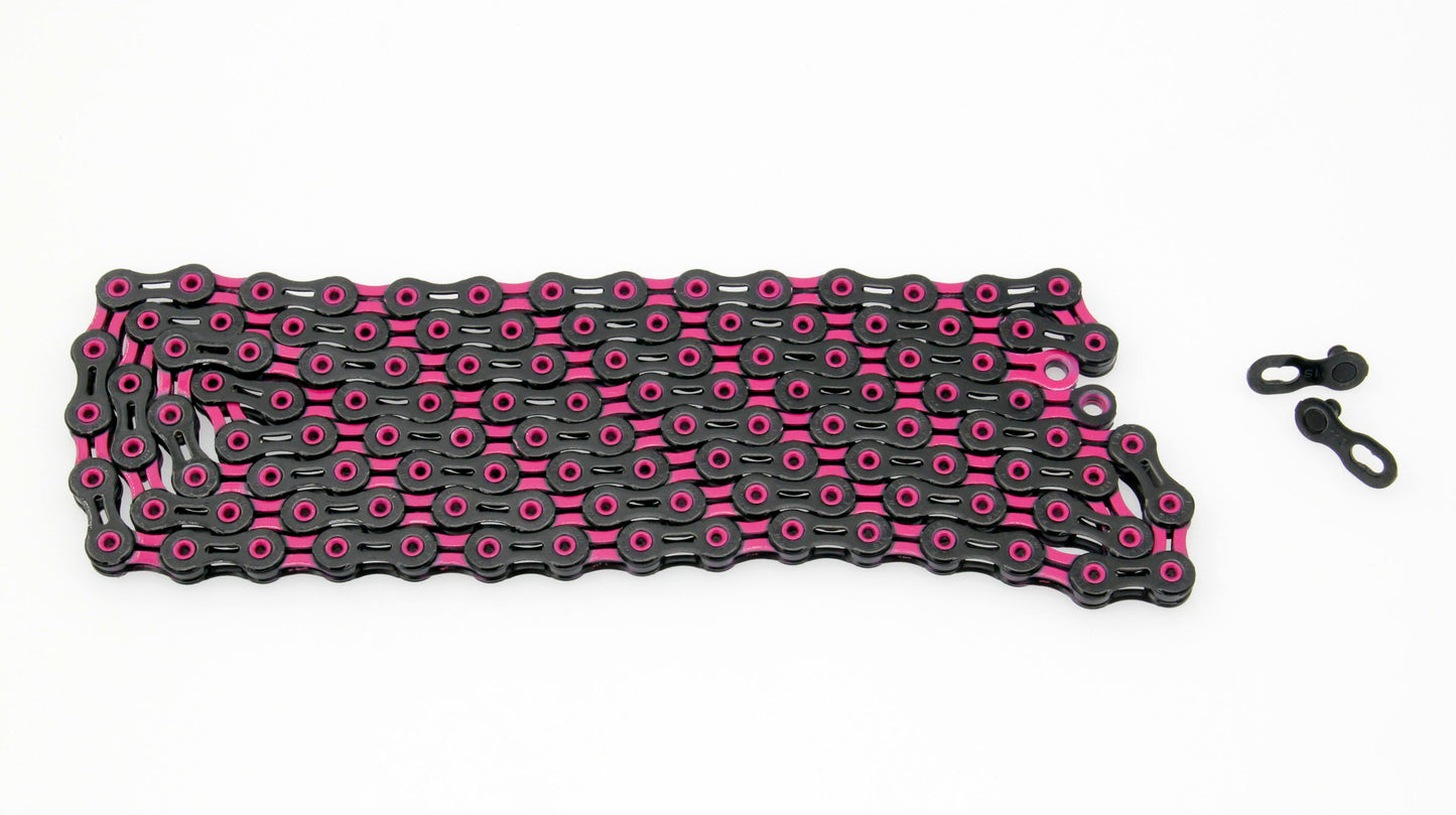 SwishTi X11SL DLC 11-speed Road MTB Bike Chain 116Link for 11s Shimano/Sram/Campy Black-Pink-Orange-Green-White-Yellow