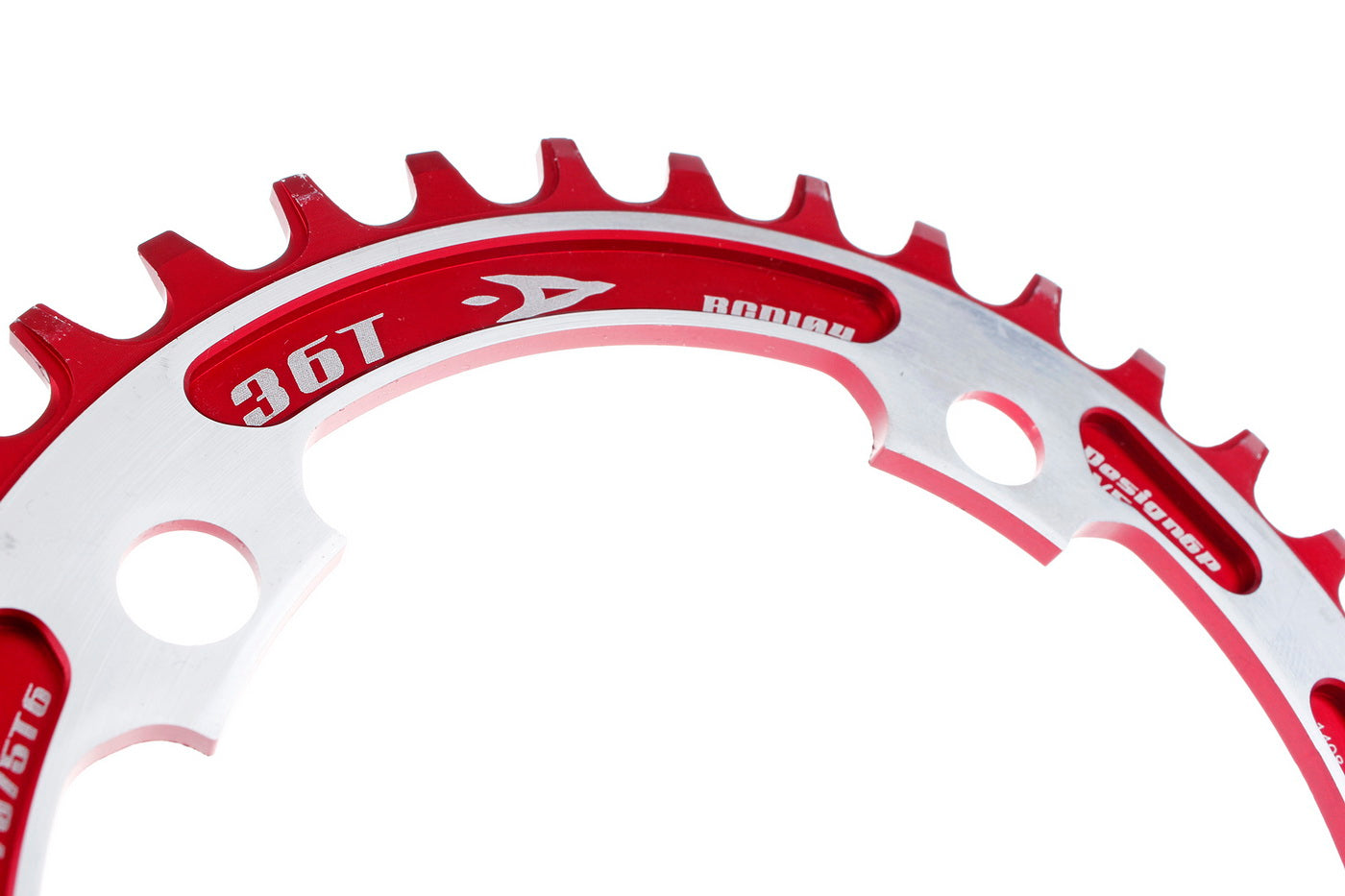 Aerozine XONE 11-Speed MTB eBike Bicycle Narrow-Wide Chainring 36T Red color