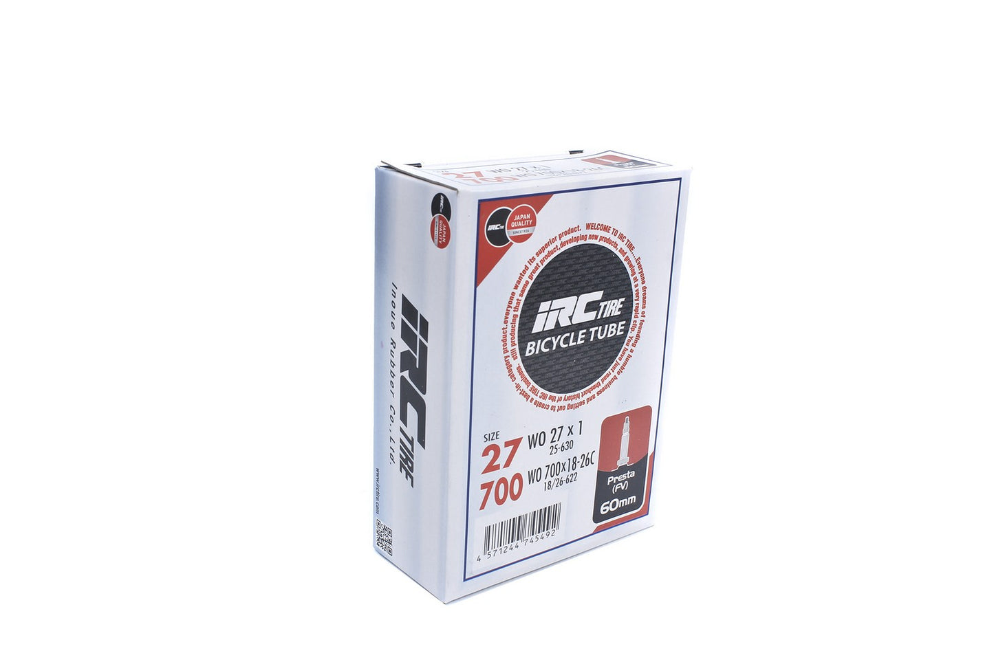 iRC VFR Road E-Bike Bicycle Tire Inner Tube 700x18-26c 40mm/48mm/60mm-presta valve