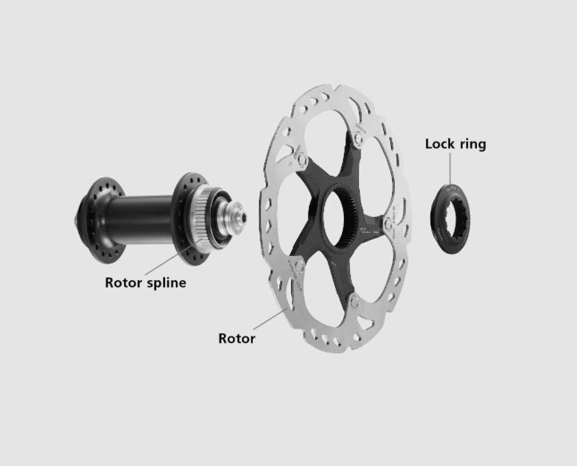 SwishTi Bicycle Bike Disc Rotor Center Lock Ring for Shimano Centerlock hub use