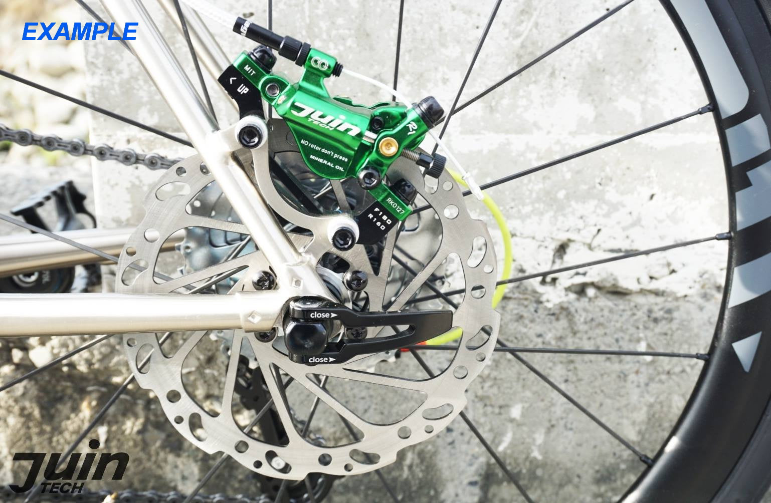 Mountain bike best sale disc brake set