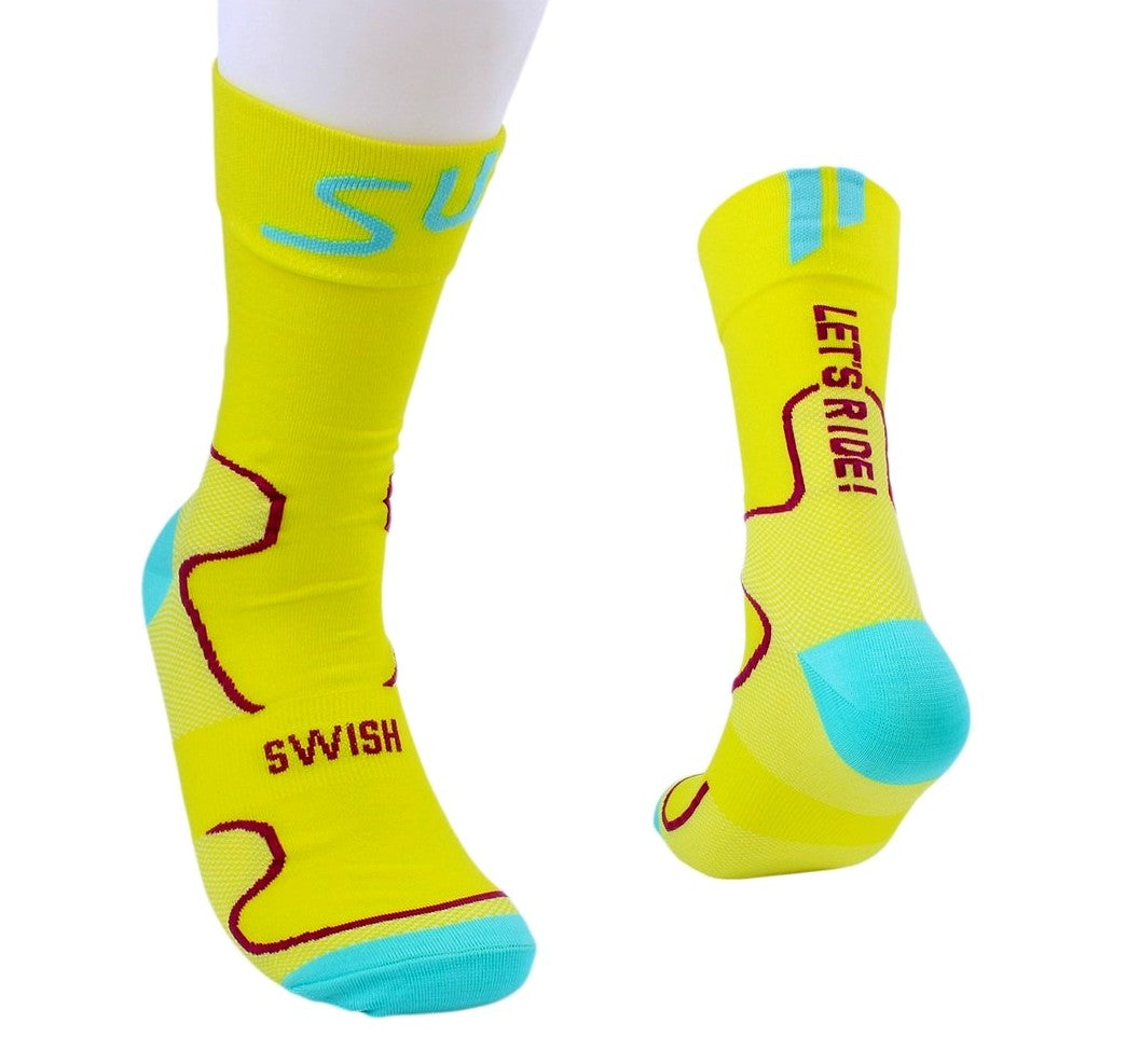 Swish Race Sport Socks for Cycling/Jogging/Hiking use