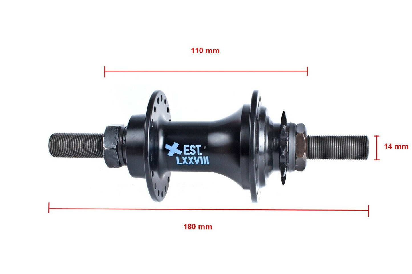 Haro Xest LXXV III MTB Bicycle BMX Bike Freewheel Rear Hub 9T 36H 14mm-axle RHD